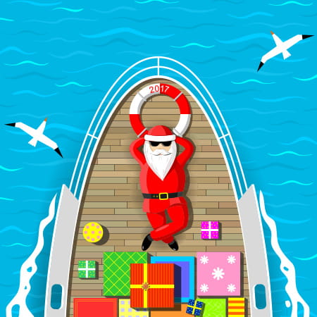 Sail with Santa Dover to Calais route