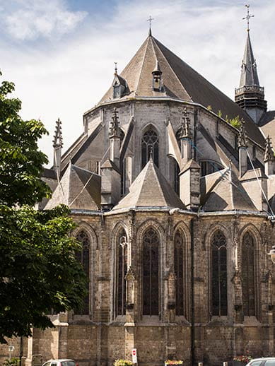Saint Waudra Church in Mons Belgium