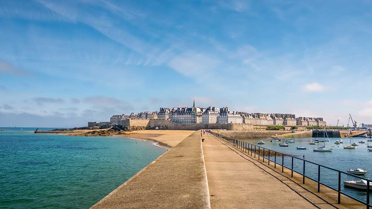 Saint Malo in Brittany, France