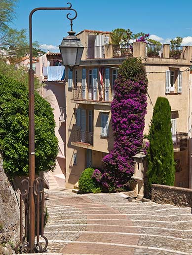 Le Suquet, Old Town Street in Cannes