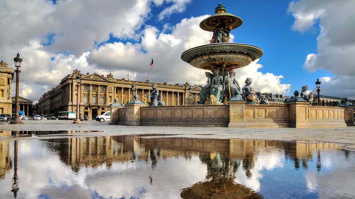 Place de la Concorde Fountain Paris