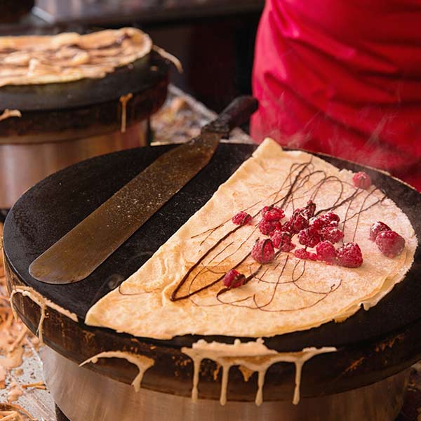French Crepes from a market in France