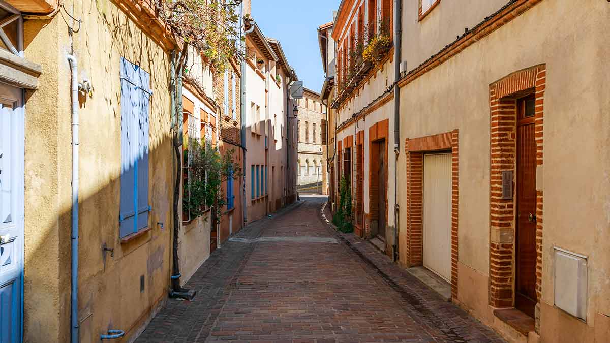 Toulouse street view in France