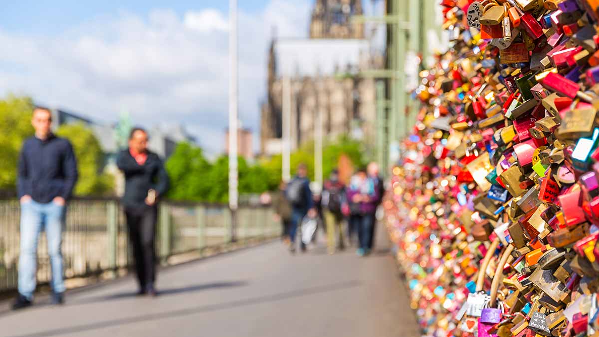 Bridge of locks in Cologne