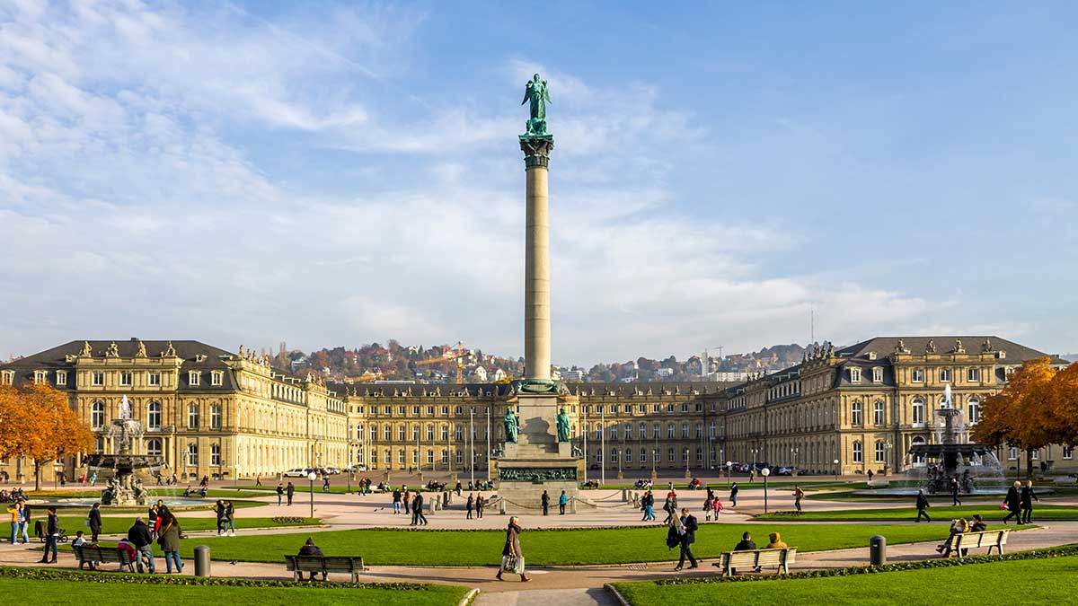 Castle Square in Stuttgart