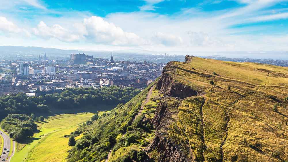 Arthurs  Seat Edinburgh Scotland