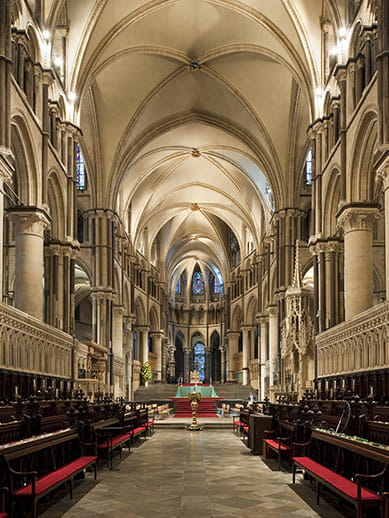 Interieur van de Canterbury-kathedraal