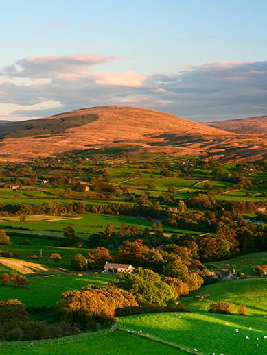 Yorkshire Dales nationaal park in Engeland