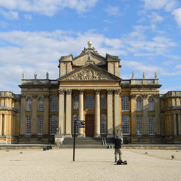 Les terrains du Blenheim Palace dans l'Oxfordshire