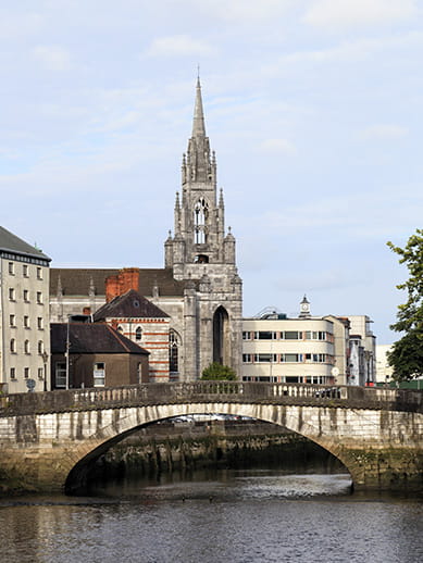 Prachtig stadslandschap Cork in Ierland