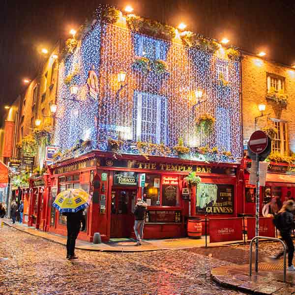 Temple bar in Dublin, Ireland