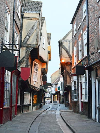 The shambles in Yorkshire, England