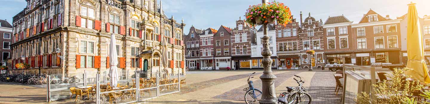 Delft Square in Netherlands