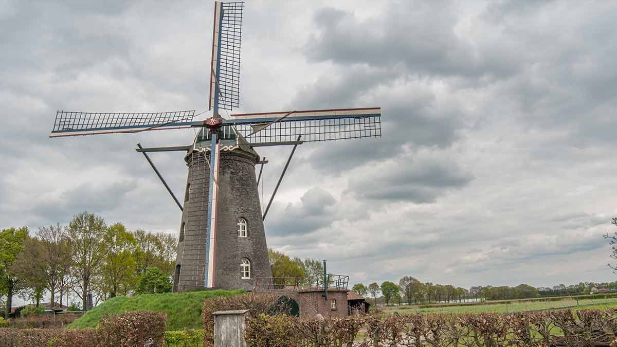 Old Windmill in Eindhoven, Netherlands