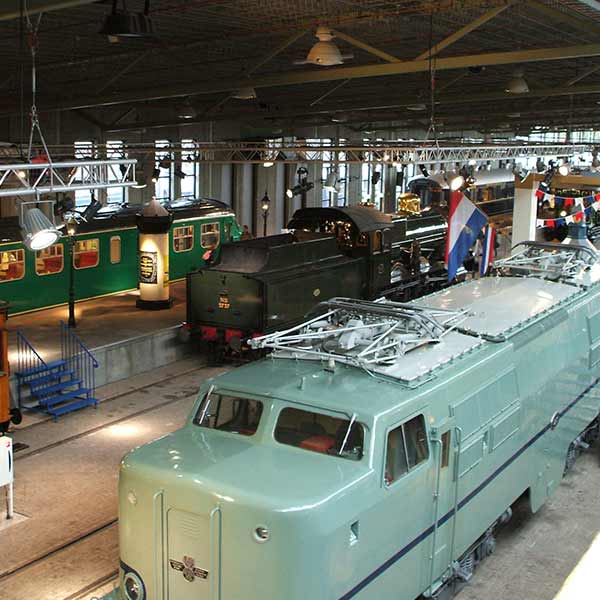 Railway Museum in Utrecht, Holland