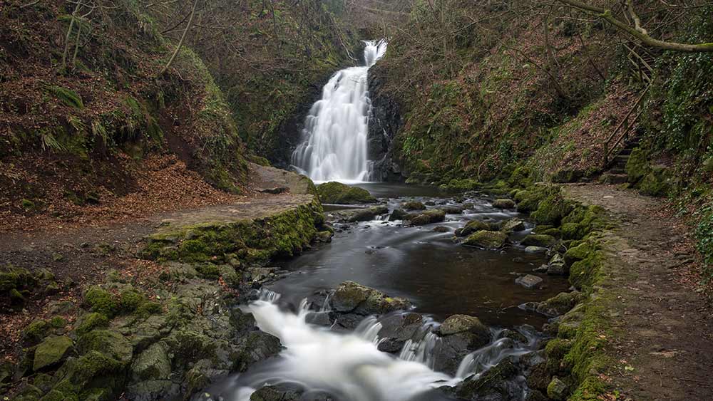 Glenoe Waterfall near Larne