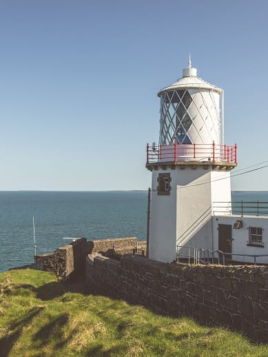 Blackhead Lighthouse in Whitehead - Northern Ireland