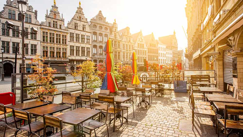 Dining at the Grote Markt, Antwerp