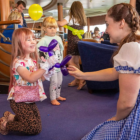 Onboard event with P&O Ferries, kids entertainment