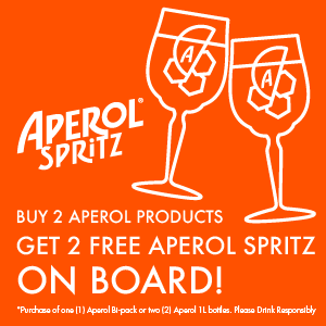 Aperol Offer World Duty Free