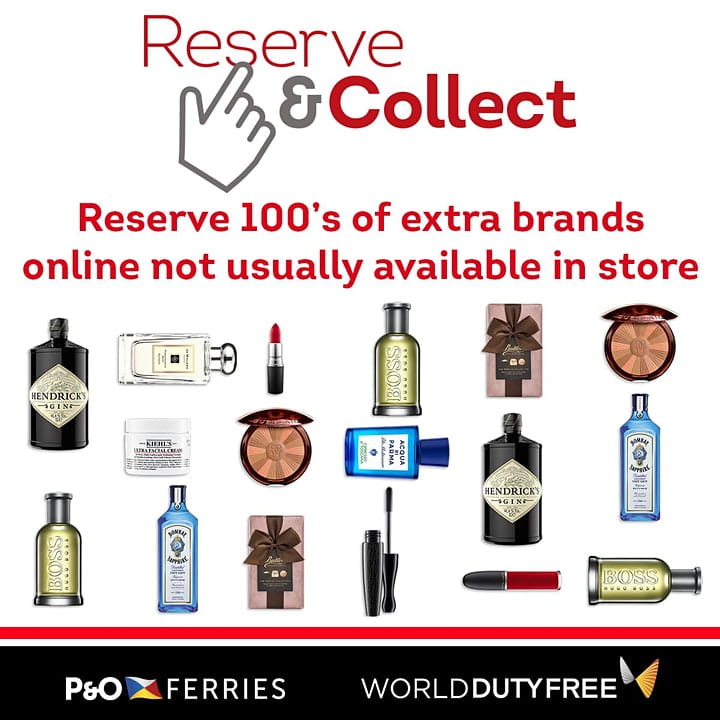 world duty free shopping with P&O Ferries