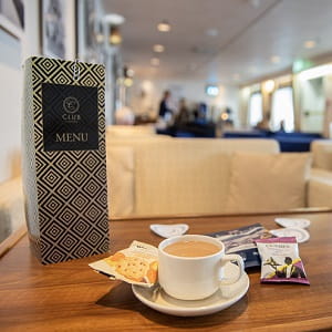 Club Lounge on a P&O ferry to Scotland