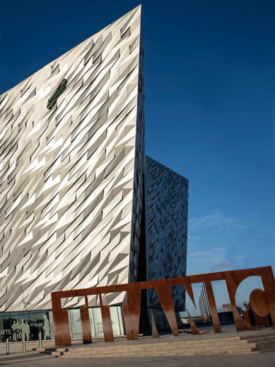 Visit the Titanic Museum in Belfast via a P&O Ferry from Scotland to Northern Ireland: Larne to Cairnryan ferry route